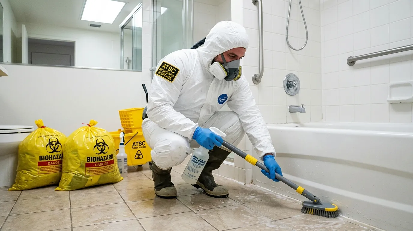 Decontamination equipment deployed for Blood Cleanup in Mays Chapel